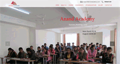 Desktop Screenshot of anandacademy.com