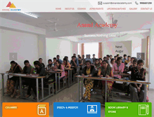 Tablet Screenshot of anandacademy.com